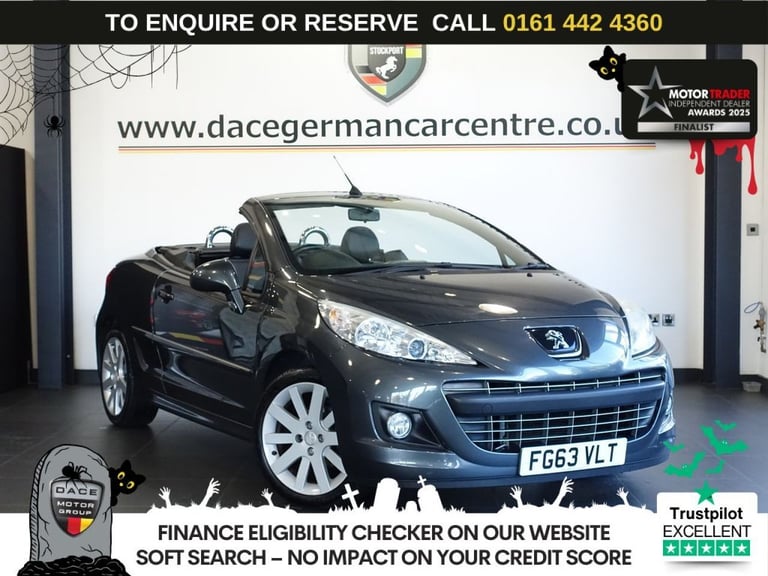image for 2013 Peugeot 207 CC 1.6 HDi Allure Convertible 2dr Diesel Manual Euro 5 (112 ps) Convertible Dies...