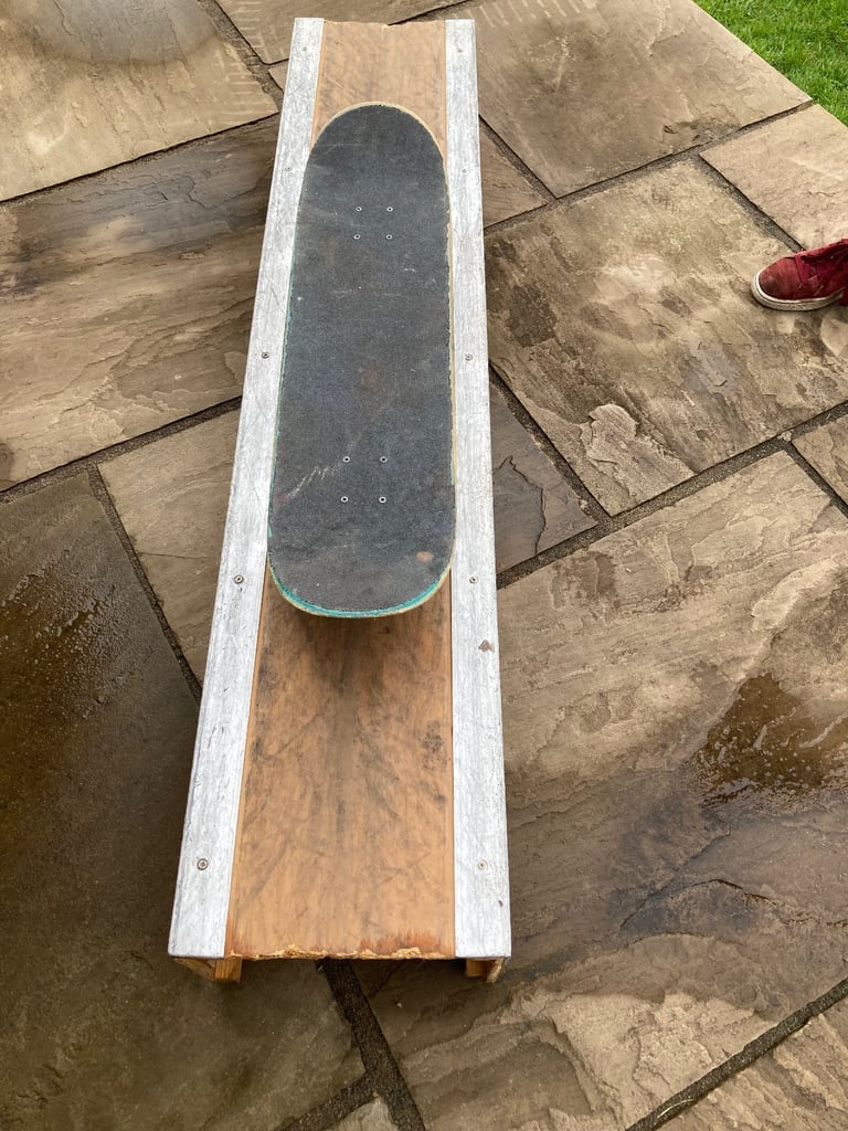 Skateboard Grind Rail/Box  - Aluminium /wood Handmade.