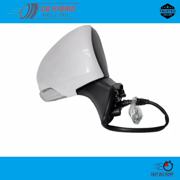 New Toyota Prius Plus 2011-2022 Driver Side Mirror White (Import Model)