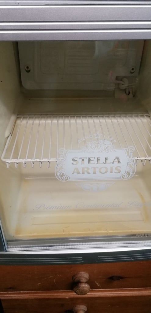 stella artois 50 litre fridge 