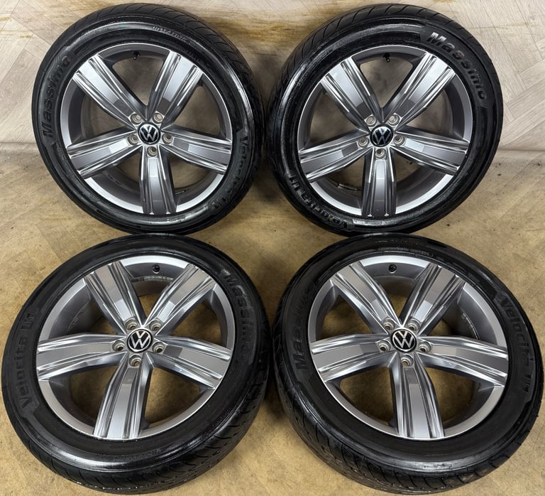19'' GENUINE VW TIGUAN VICTORIA MK2 ALLOY WHEELS TYRES ALLOYS