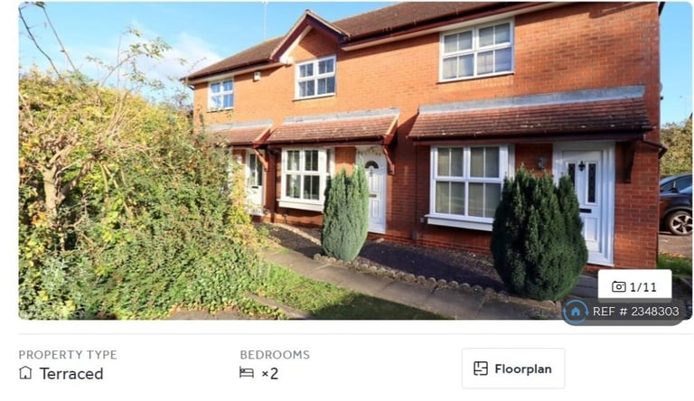 2 bedroom house in Luton, Luton, LU3 (2 bed) (#2348303)