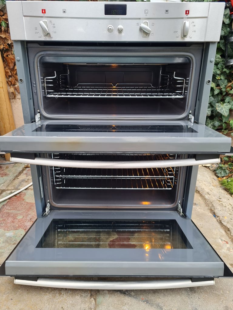 Neff double electric oven built under counter 