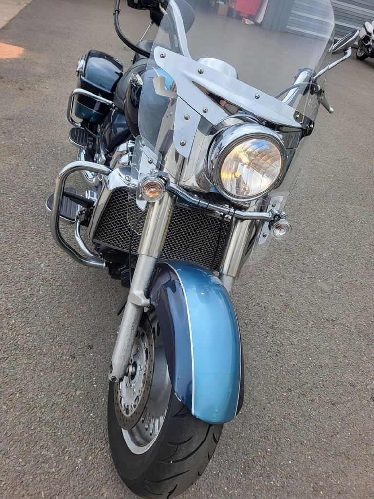 2007 57 TRIUMPH ROCKET 111 3 TOURING 23 BLUE CLASSIC CRUISER TOURER CLEAN