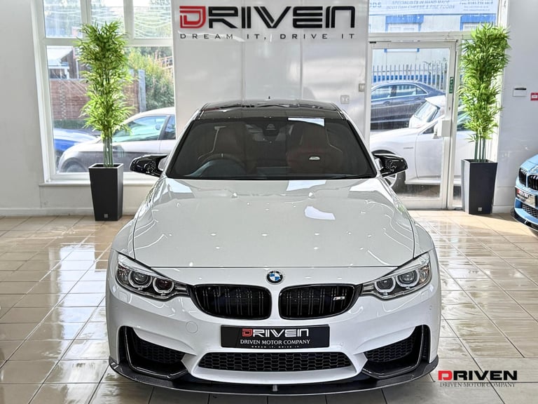HUGE SPEC! BMW M3 3.0 BiTurbo DCT 4DR SALOON + CARBON + RED LTHR + FREE&nbsp;DELIVERY