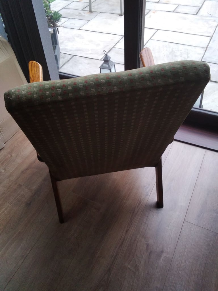 Needs upholstering this easy chair (bedroom)