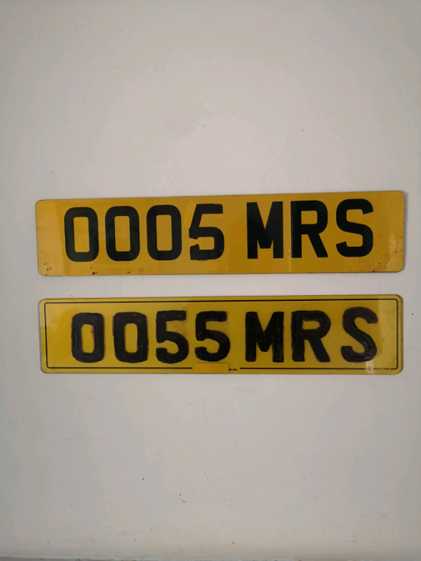 2, cherished numbers, 0005 MRS and 0055 MRS