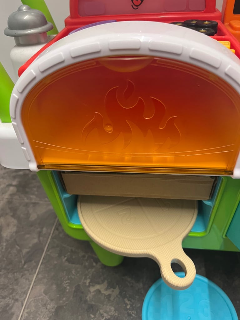 LeapFrog Build a Slice Pizza Cart Pretend Food Toddler Toy Music & songs Learn