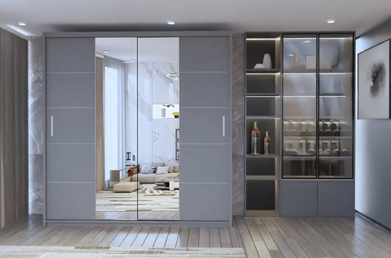 ⭐Mega Sale On 👉 Brilliant Quality 2 & 3 Sliding Door Wardrobe Available With Home Delivery⭐⭐