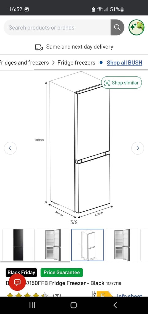 image for New fridge freezer 