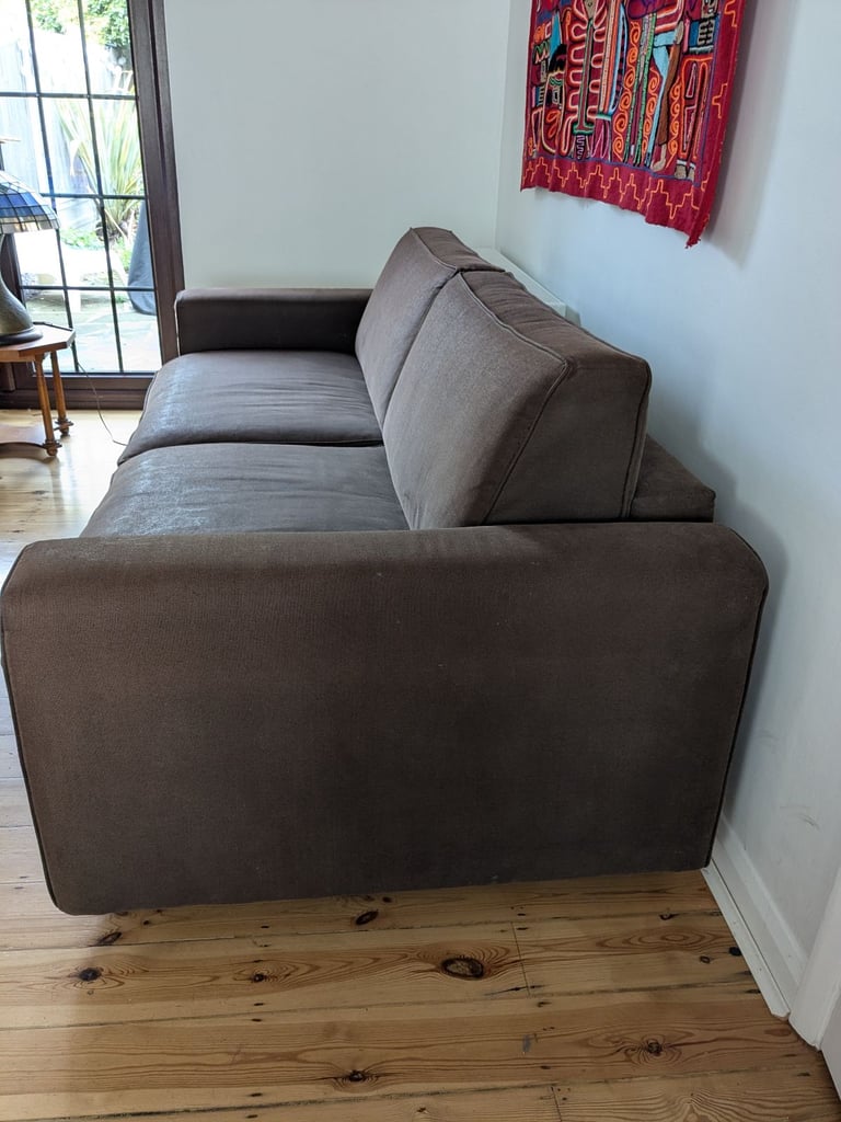 Emily Sofa Bed from Love your Home in brushed linen-cotton fabric. 