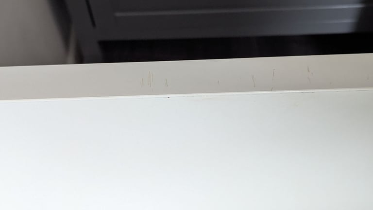 White Ikea cot 60x120xm
