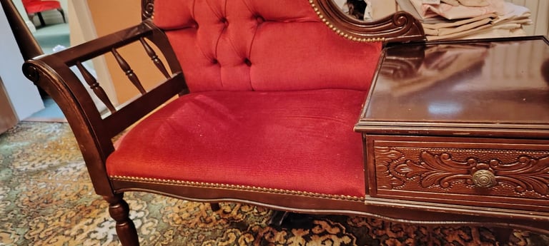 Art Deco period Telephone seat 