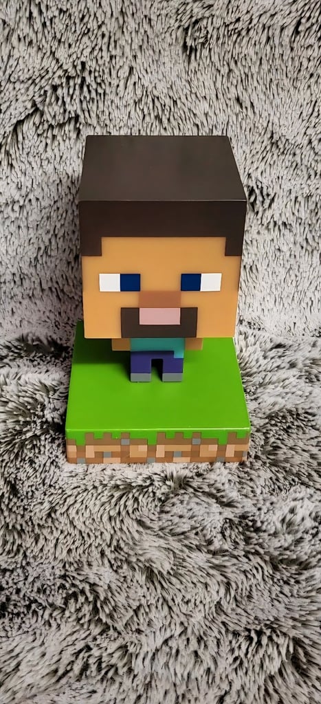 image for Minecraft Steve 3D Light Figure