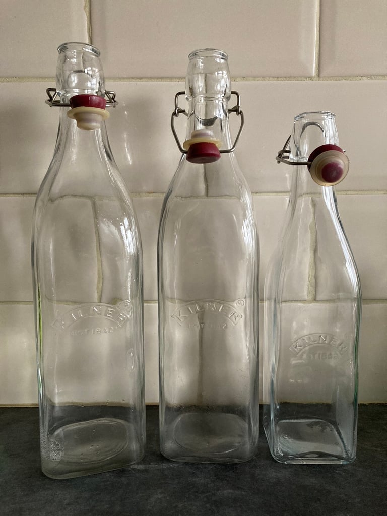 3 kilner Bottles