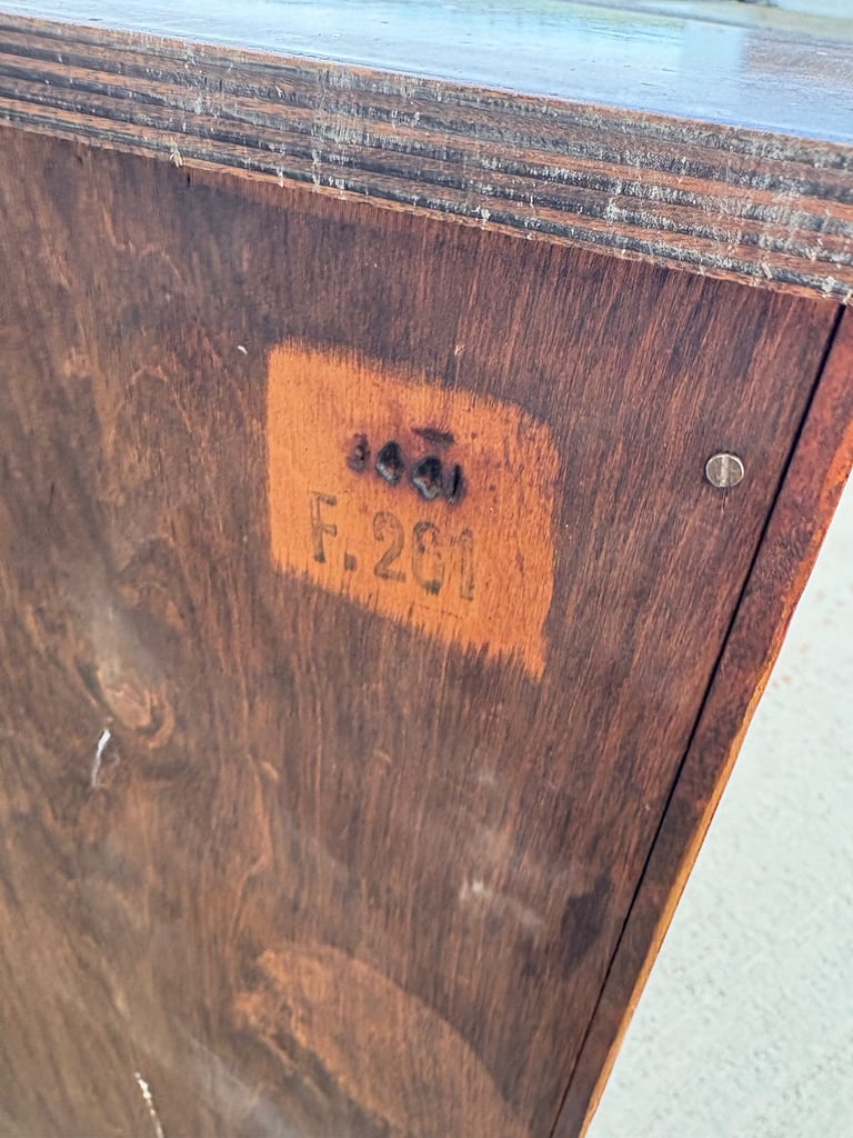 1930 art deco Spriggs & co display cabinet 