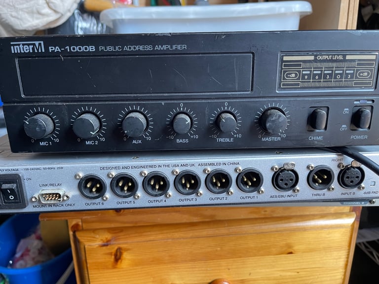 image for Inter-M PA-1000B Public Address Amplifier -Used and works