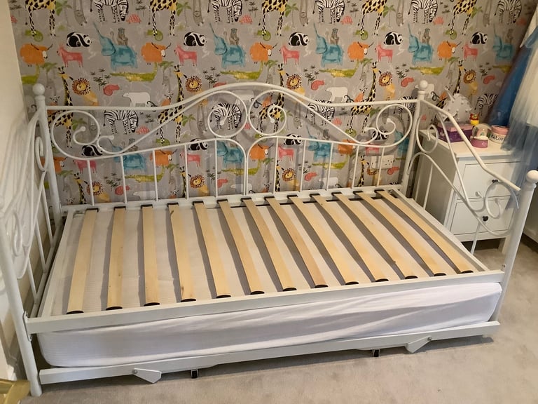 image for Daybed With Trundle 3ft Single Bed