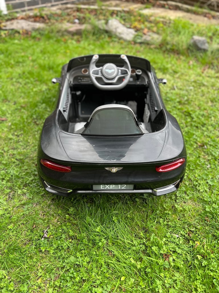 HOMCOM Bentley GT Electric Ride-on Car w/ Remote, Black - Used - RRP £130