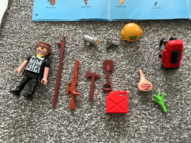 Playmobil Set 4175 Adventure Amphibian Vehicle & Deinonychus - plus extras!