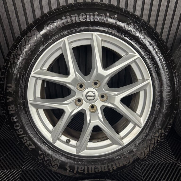 18'' GENUINE VOLVO XC60 10 SPOKE ALLOY WHEELS TYRES ALLOYS