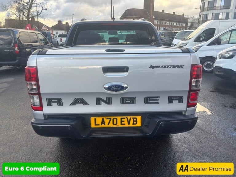 2020 Ford Ranger 2.0 EcoBlue Wildtrak in silver, 56,000 miles, 2 owners, Euro 6 ULEZ, 4x4, a PICK...