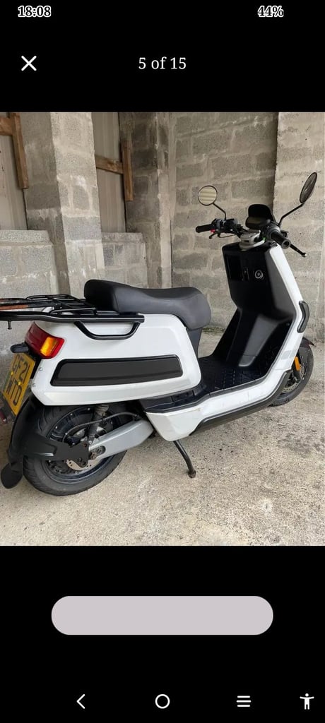 Niu cargo electric scooter.