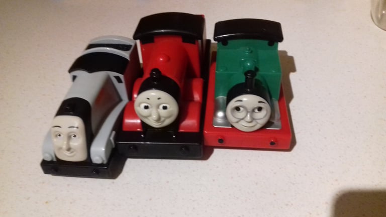 Thomas & Friends Set of 3 engines: James Spencer Whiff Toy Trains USED
