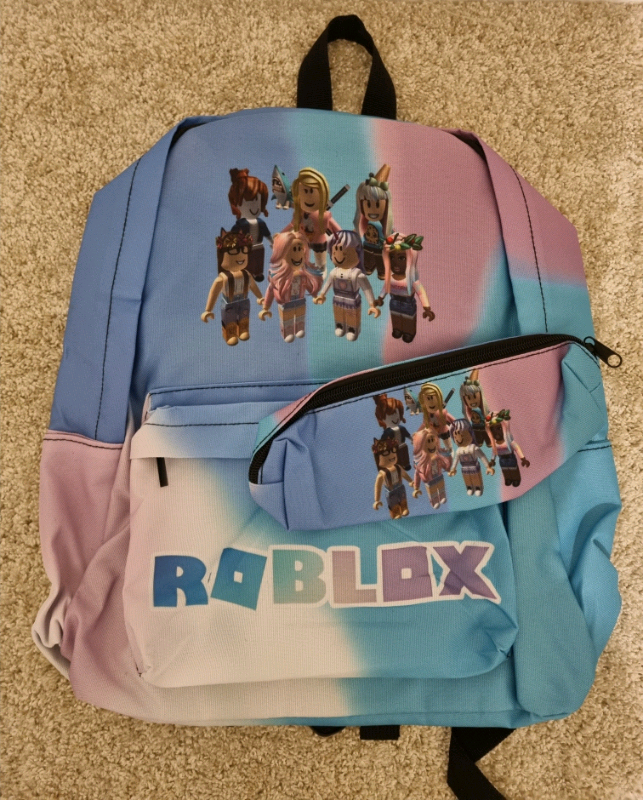 image for New Roblox kids junior backpack and pencil case
