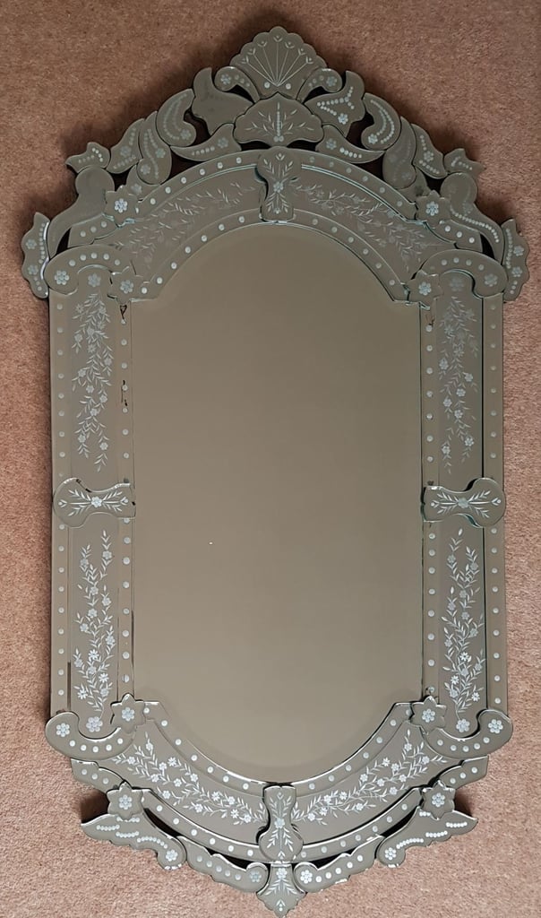 Mirror, Venetian Style REDUCED TO £50 ono