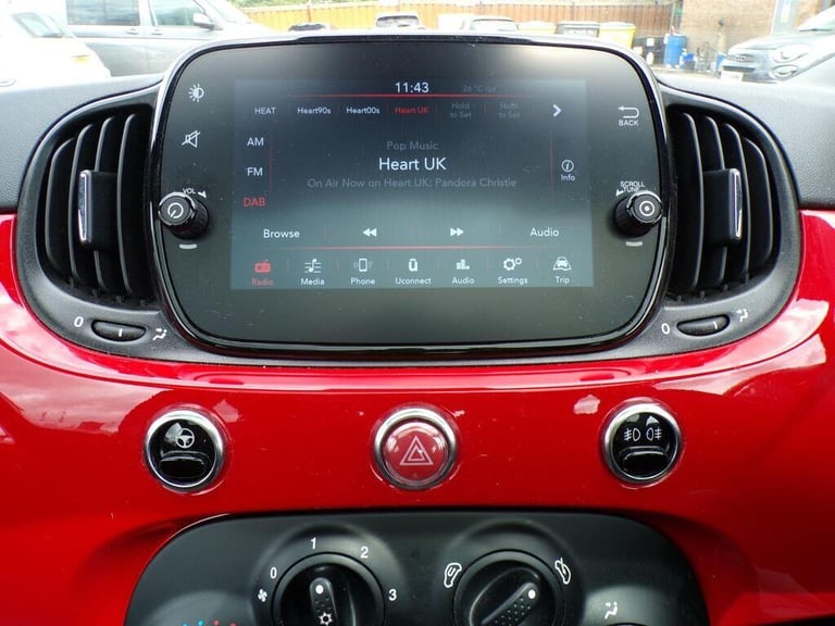 2022 Fiat 500 1.0 70hp Mild Hybrid (red) HATCHBACK Petrol Manual