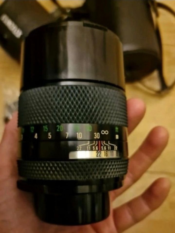CHINON 135mm f/2.8 Lens-’ Japan.