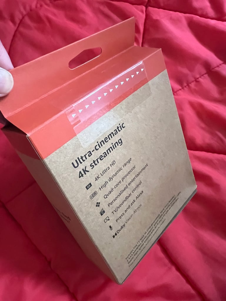  Amazon Fire TV Stick 4K. It supports ultra