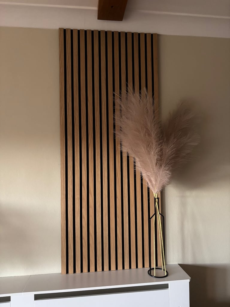 image for Oak / black wall covering panel