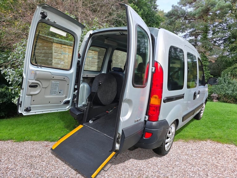 2008 Renault Kangoo Wheelchair Accessible Vehicle + 3 Seater + Electric Remote Winch  Wheelchair ...