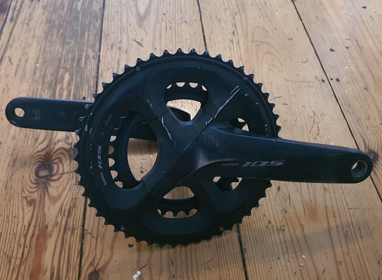image for For sale is Shimano 105 crankset.