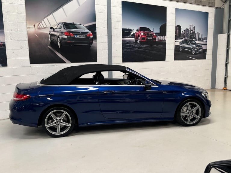 2017 Mercedes-Benz C Class 2.1 C250d AMG Line (Premium Plus) Cabriolet G-Tronic+ Euro 6 (s/s) 2dr...