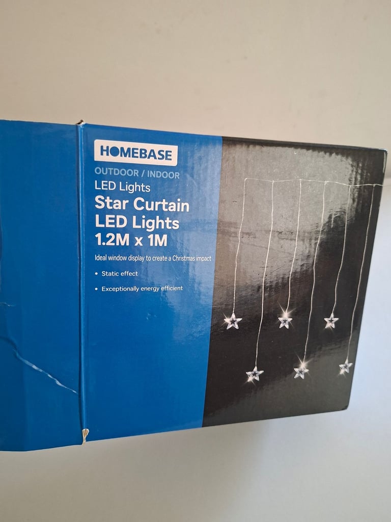 image for LED star curtain christmas light 