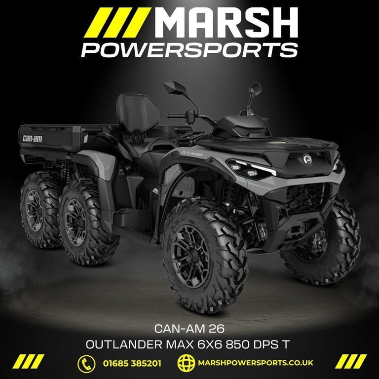 Can-Am Outlander MAX 6x6 850 DPS T 2026 - Can-Am Official Dealer - Reserve Now!