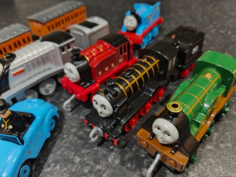 Thomas the Tank Engine & Friends Metal Diecast Take n Play Fisher Price Bundle James Spencer Emily