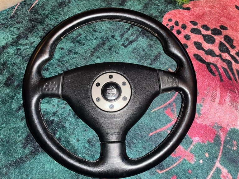 Genuine Mitsubishi Momo Speed 3 JDM Mitsubishi Lancer Evolution EVO Steering Wheel