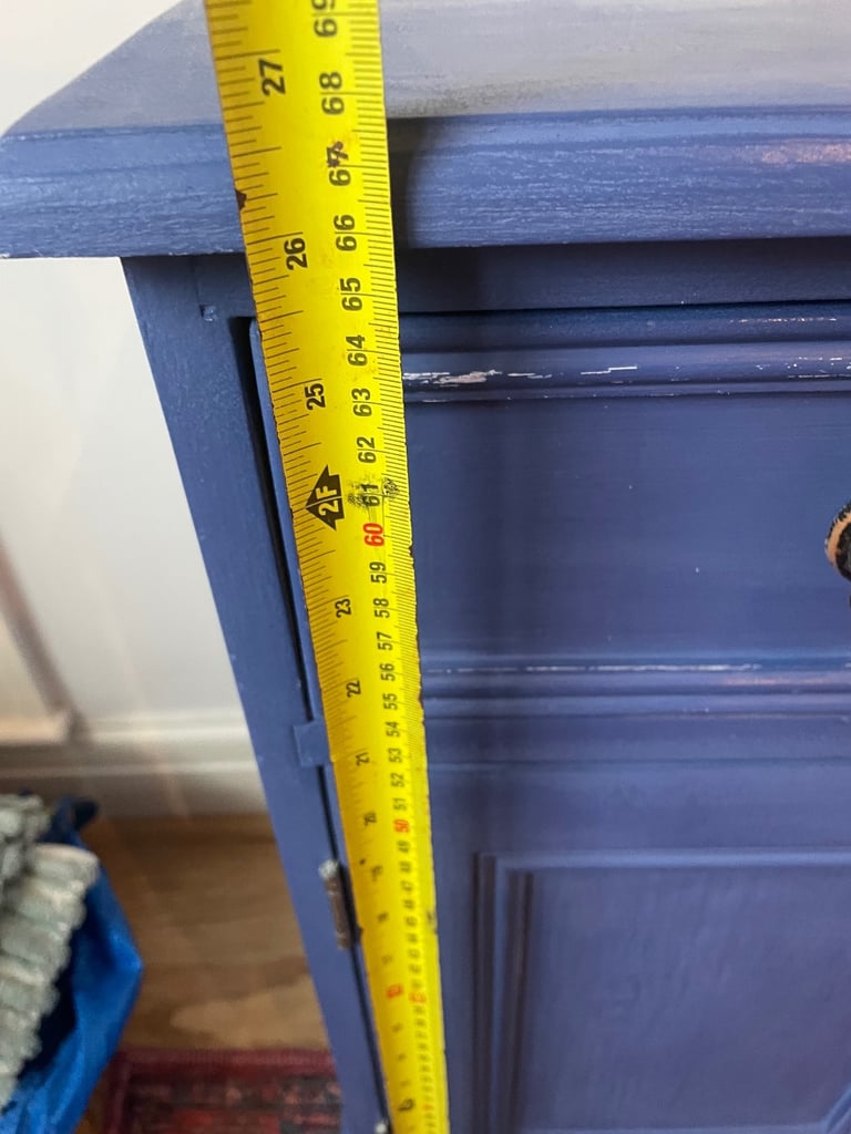 Pair of distressed bedside cabinets 
