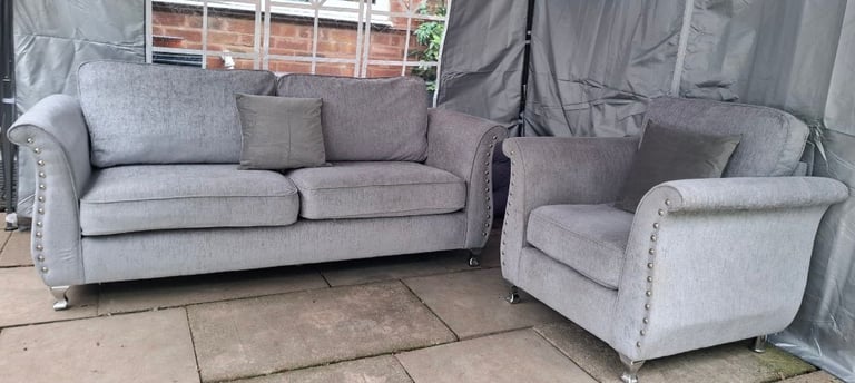 image for Grey ScS Spark Sofas..3&1..Delivery 🚚Available 