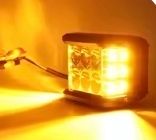 White and amder flashing lights with wiring loom 