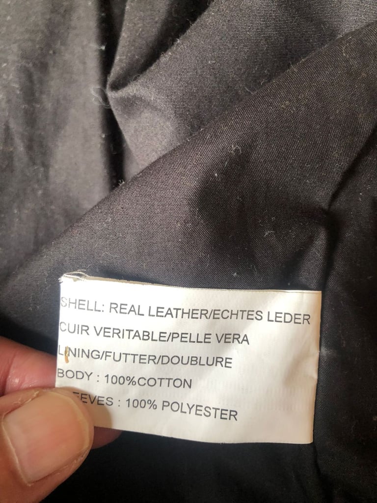 MENS HEAVY LEATHER JACKET 