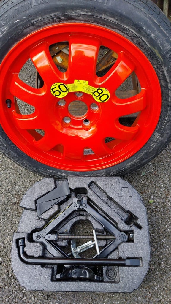 Jaguar xf spare wheel kit