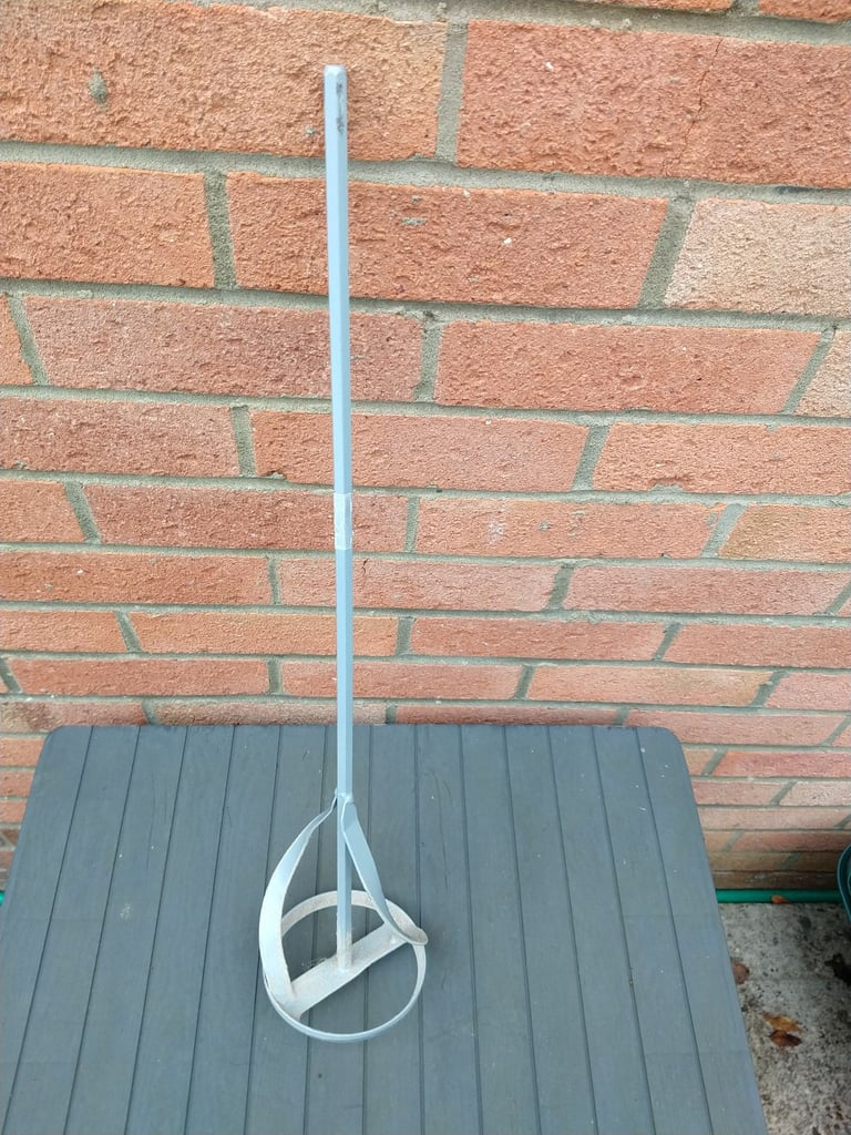 PADDLE MIXER DRILL ATTACHMENT FOR QUICKLY MIXING ADHESIVES, SCREED, MORTAR, PLASTER, PAINT ETC