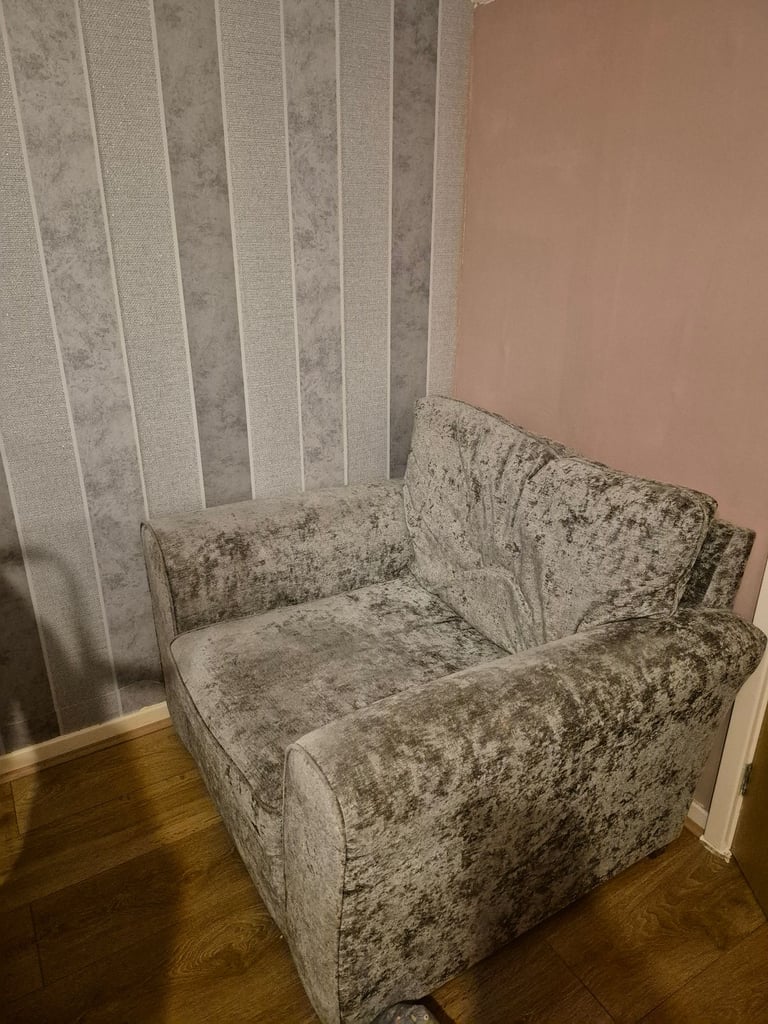 image for Silver one seater chair