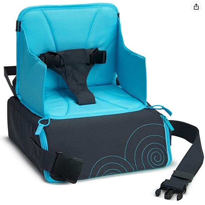 Munchkin Portable Travel Booster Seat/ Portable High Chair for On-the-go.