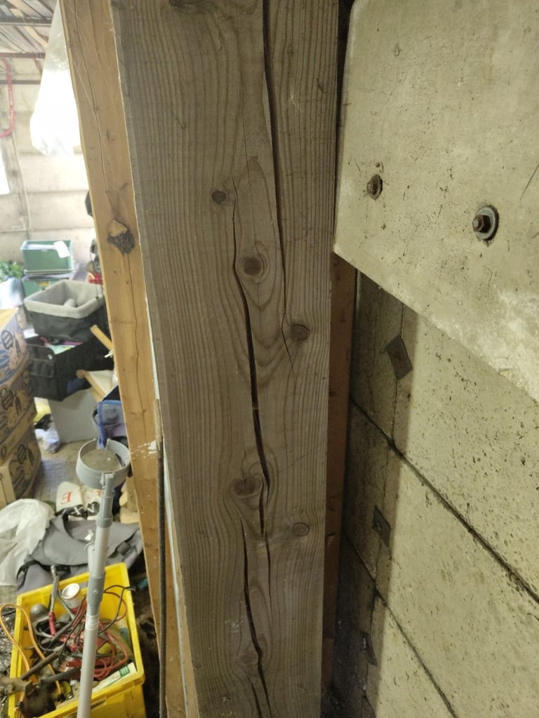 Block of timber solid wood 